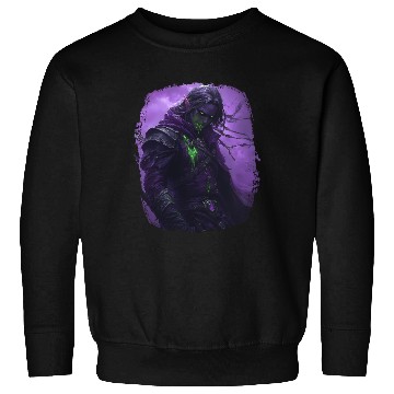 Discover Dark Elf with Poison Magic and Purple Shadow Power Sweatshirts