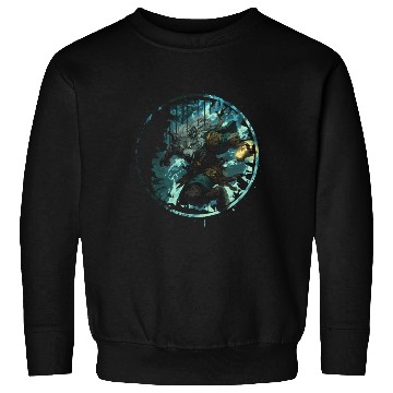 Discover Mystical Werewolf With Magic In The Dark Forest Sweatshirts