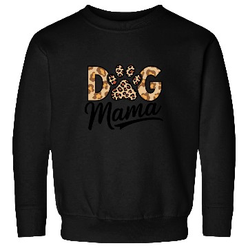 Discover Dog Lover Leopard Print Paw Sweatshirts
