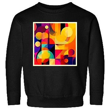 Discover Vibrant Geometric Harmony Sweatshirts