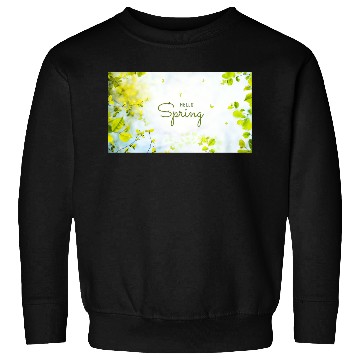 Discover Hello Spring – Nature’s Gentle Awakening Sweatshirts
