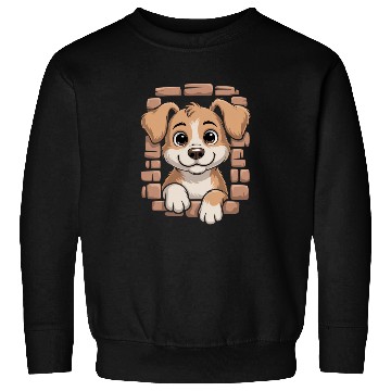Discover Cute Dog With Big Eyes Sweatshirts