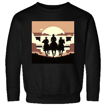 Discover Western Cowboys Riding Sweatshirts