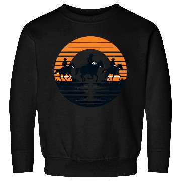 Discover Equestrian Sunset Silhouette Sweatshirts