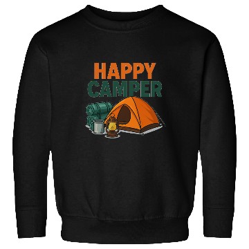 Discover Happy Camper – Cozy Camping Vibes Sweatshirts