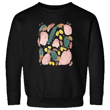 Discover Pastel Abstract Watercolor Shapes Pattern Sweatshirts