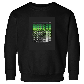 Discover ROTATE Stacked Text | Lunar Aesthetic Sweatshirts & Sweatshirts