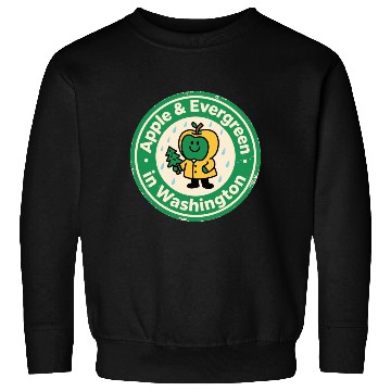 Discover Pacific Northwest Charm Washington Vintage Apple Sweatshirts