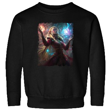 Discover Magical Elf Sorceress under Starlight Sweatshirts