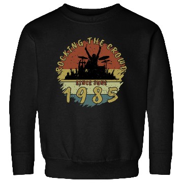 Discover 40th Birthday Rocking the crowd DRM 06/1985 Sweatshirts