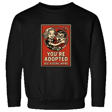 Discover You're Adopted – Just Kidding, Maybe Sweatshirts