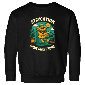 Discover Cool cat - Holidays at home relaxation Sweatshirts