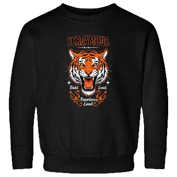 Discover Bold, fearless, and loud tiger design Sweatshirts