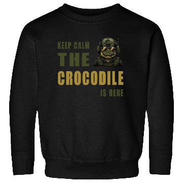 Discover Crocodile In Use - Keep Calm Sweatshirts