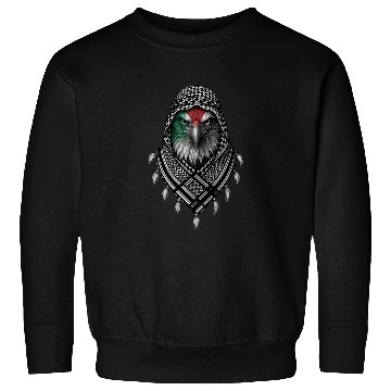 Discover Majestic Palestinian Eagle Sweatshirts