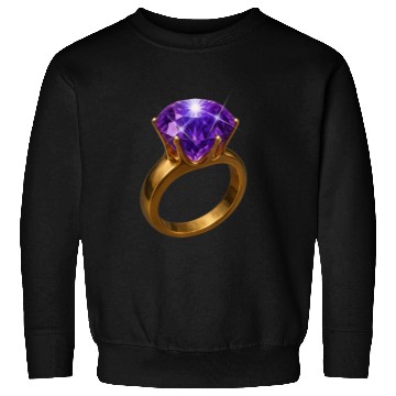 Discover Royal Amethyst: The Elegance of Purple Gemstone Sweatshirts