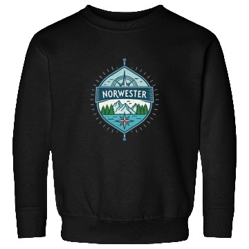 Discover Norwester Font – Bold Condensed Typography Art Sweatshirts