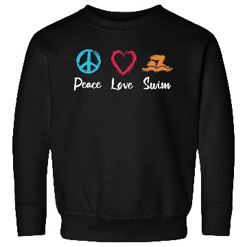 Discover Peace Love Swim Sweatshirts