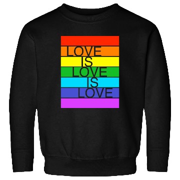 Discover Love is Love is Love Sweatshirts