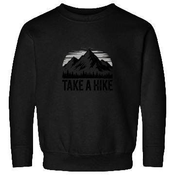 Discover Vintage Take A Hike Nature Is Hiking Mountain Sweatshirts