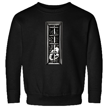 Discover Spooky Cosmic Horror Illustration Sweatshirts