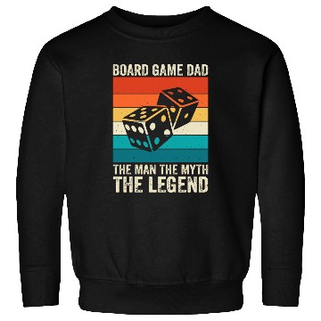Discover Board game dad Sweatshirts