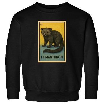 Discover EL MANTURÓN - THE BEARCAT - LA LOTERÍA Sweatshirts