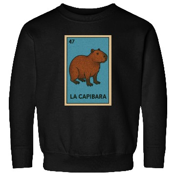 Discover LA CAPIBARA - THE CAPYBARA - LOTERÍA CARD Sweatshirts