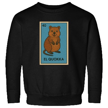 Discover EL QUOKKA - THE QUOKKA - LA LOTERÍA Sweatshirts