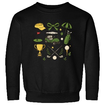 Discover Preppy Golf Coquette Golf Sweatshirts