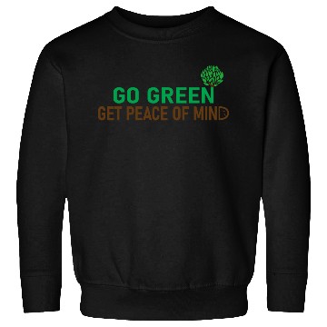 Discover Peaceful Green Tree Logo for Eco Apparel Sweatshirts