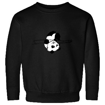 Discover Cute Panda on Bamboo Sweatshirts Accessory, Minimalist
