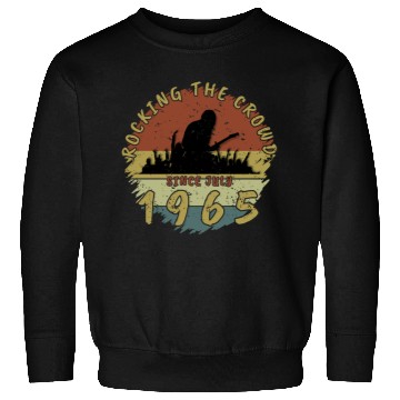 Discover 60th Birthday Rocking The Crowd GIT 07/1965 Sweatshirts