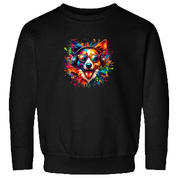 Discover Dog Beats Colorful Sweatshirts