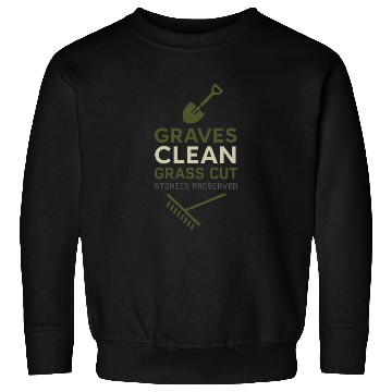 Discover Cemetery Worker Groundskeeper Graveyard Memorial Sweatshirts