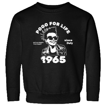 Discover 60th Birthday Pogo For Life Since 07/1965 Sweatshirts