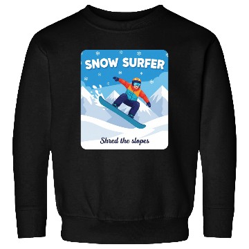 Discover Snow Surfer - Snowboarding Sweatshirts