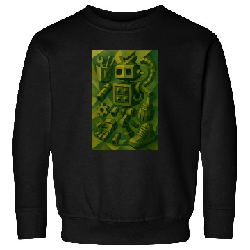 Discover The abstract robot Sweatshirts