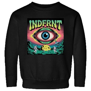 Discover Psychedelic Space Eye – Trippy Cosmic Poster Art Sweatshirts
