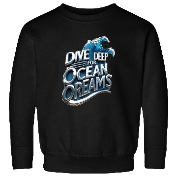 Discover Ocean Dream Depths Wave Reverie Sweatshirts