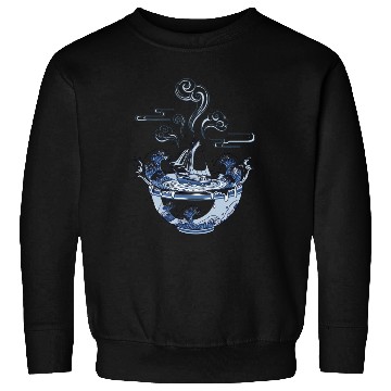 Discover Storm in a Teacup - Nautical Art Sweatshirts