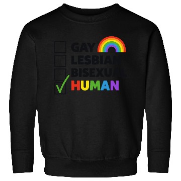 Discover Gay Lesbian Bisexual Human Sweatshirts