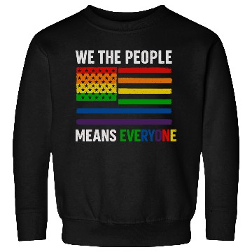 Discover Everyone's Rainbow Flag Sweatshirts