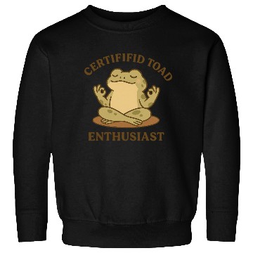 Discover Certififid Toad Enthusiast Sweatshirts