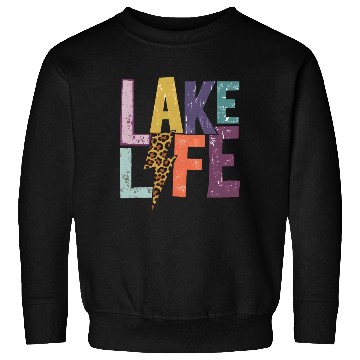 Discover Lake Life bolt Sweatshirts