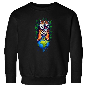Discover Tiger Earth Embrace ✦ Eco Accessory ✦ Vibrant Sweatshirts