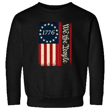 Discover Distressed 1776 Betsy Ross Flag We The People Sweatshirts