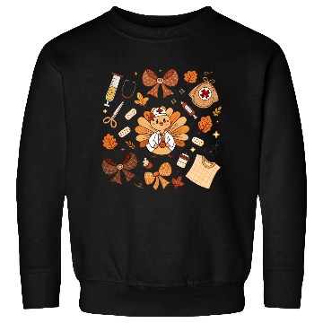 Discover Boho Floral Nurse Thanksgiving Sweatshirts