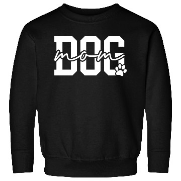Discover Dog Mom Bold Paw Print Design Sweatshirts
