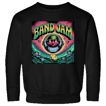 Discover Psychedelic Band Jam Poster with Mechanical Sweatshirts